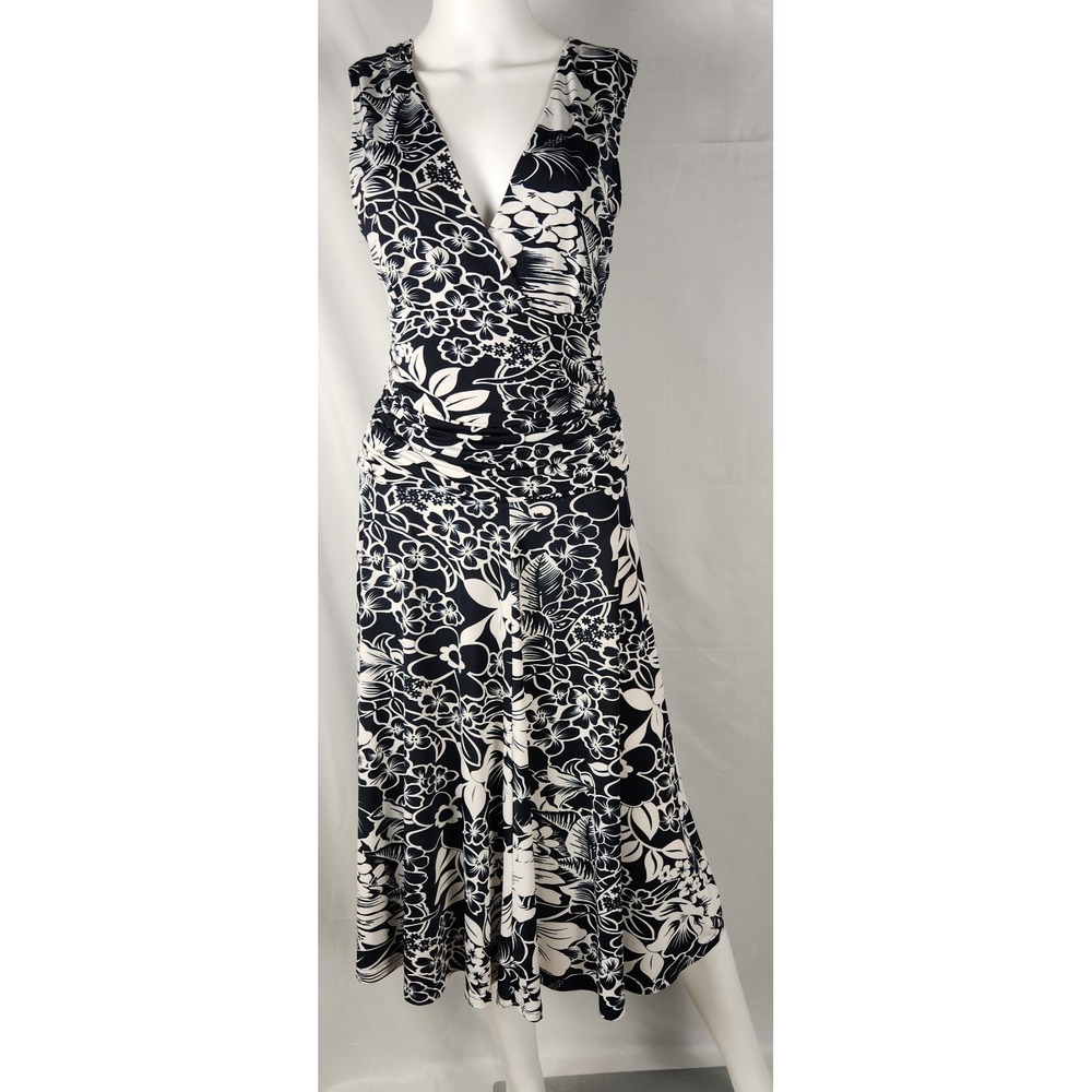 Papillon Floral Y2K/Coconutgirl/Tropical/Beachy Jersey Knit Sundress M